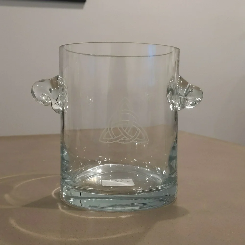RARE Vintage Celtic Knot Ice Bucket in original Lenox box
